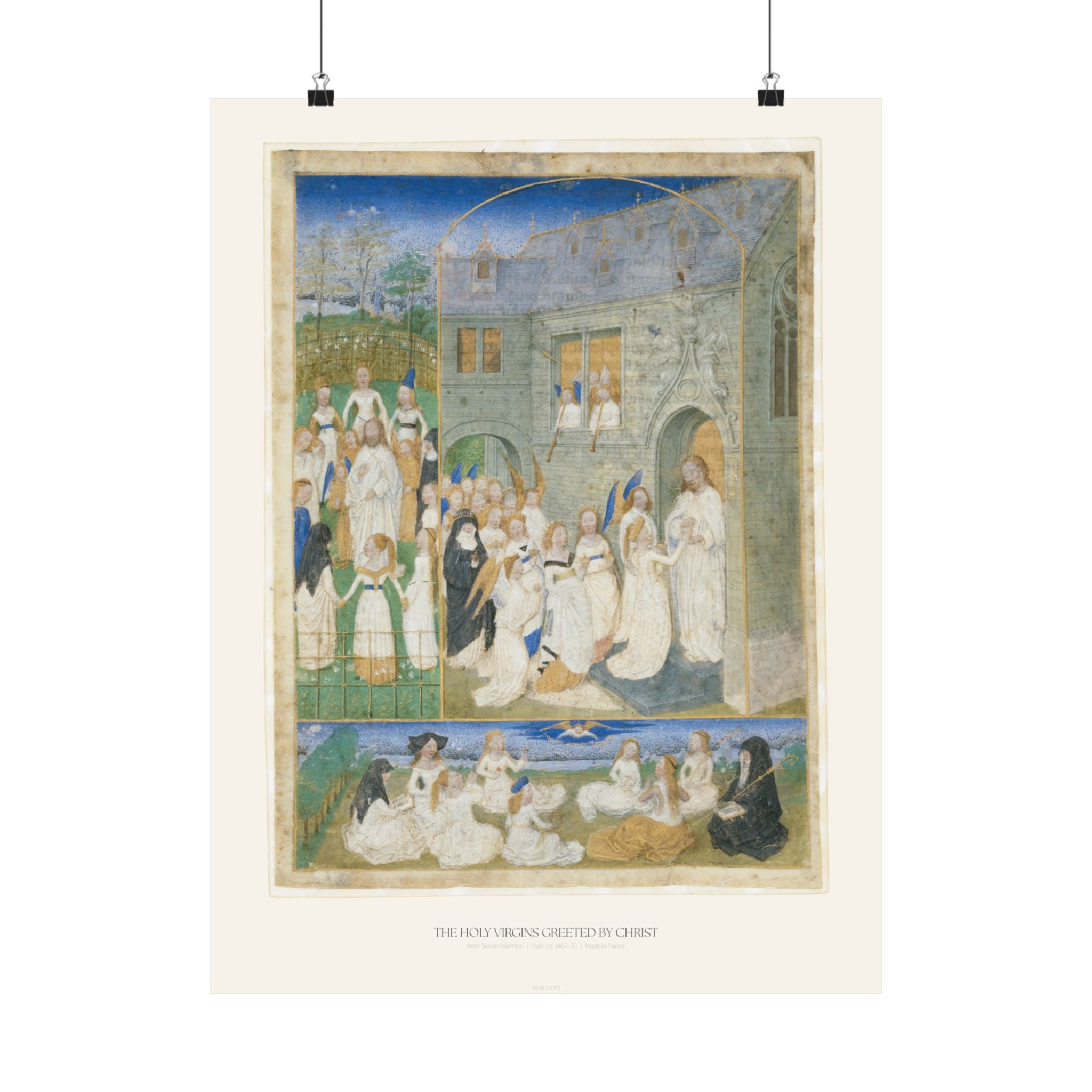 The Holy Virgins Greeted by Christ