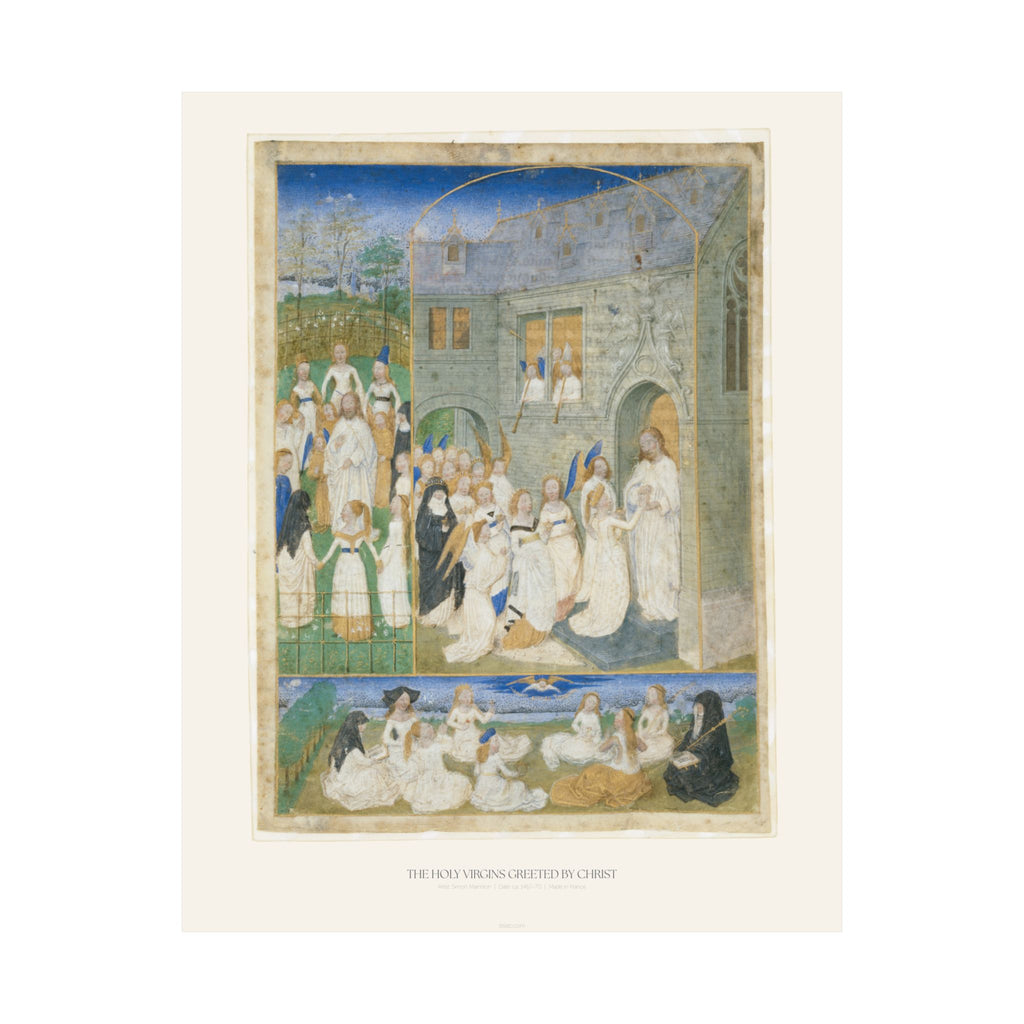 The Holy Virgins Greeted by Christ