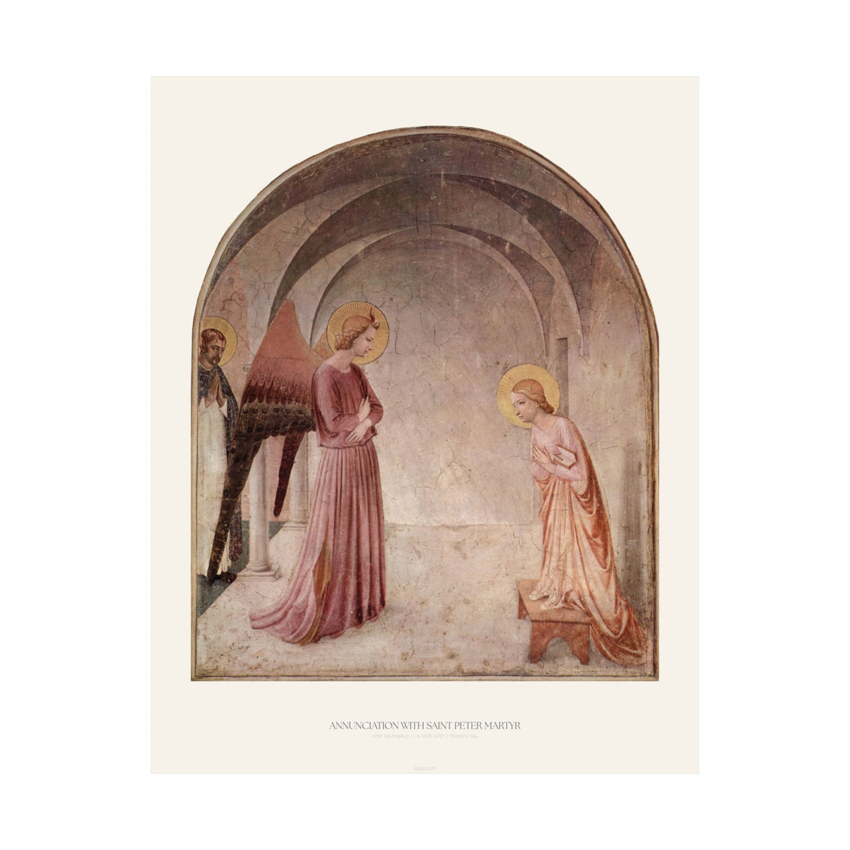 Annunciation with Saint Peter Martyr - Fra Angelico