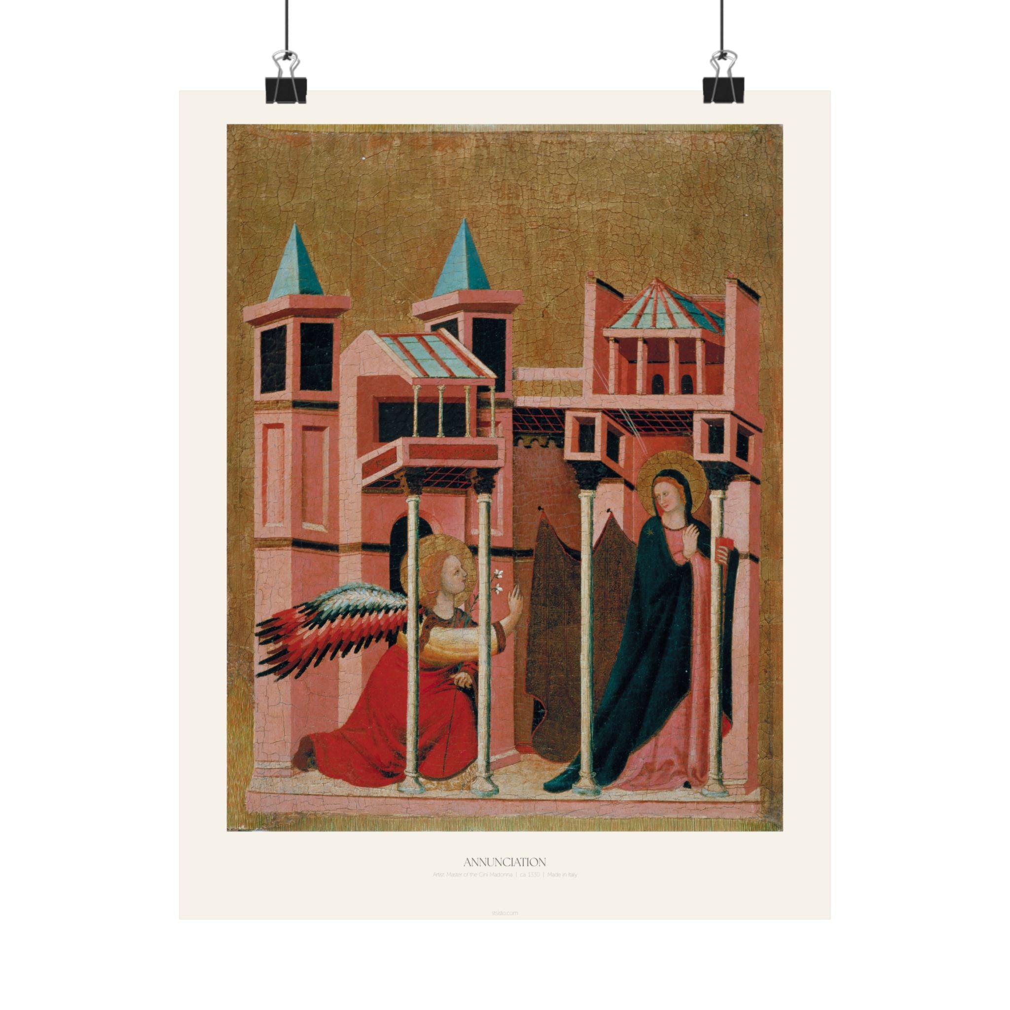 Annunciation by Master of the Cini Madonna