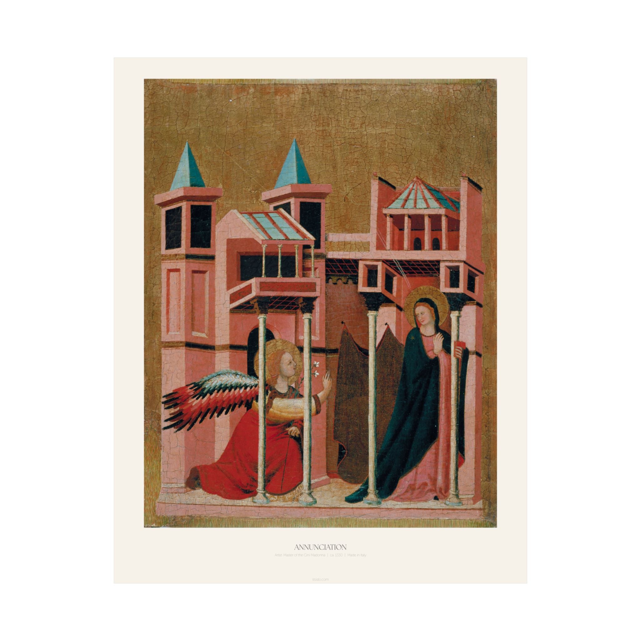 Annunciation by Master of the Cini Madonna