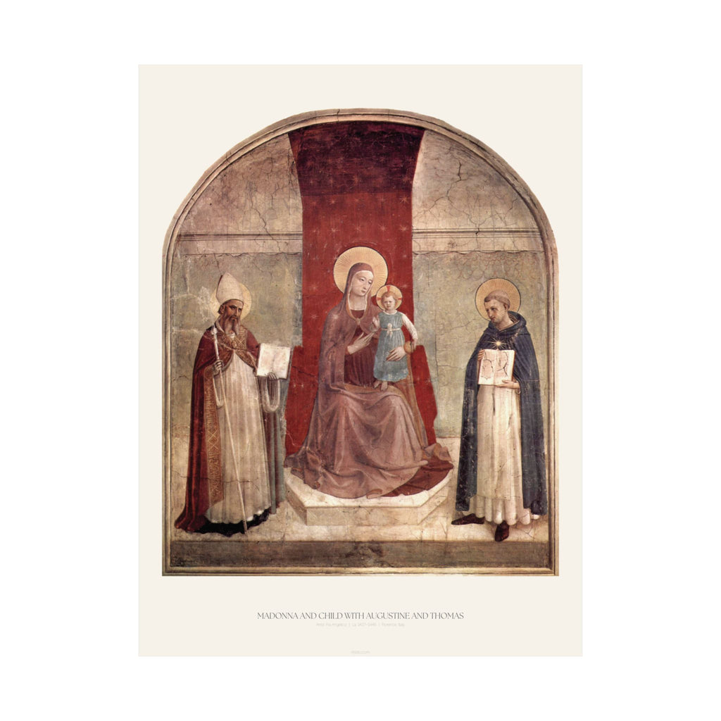 Madonna and Child with Augustine and Thomas - Fra Angelico